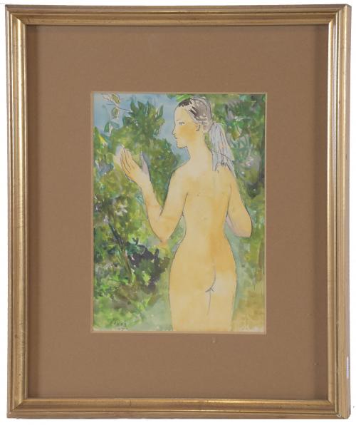 PERE PRUNA OCERANS (1904-1977). "NUDE FROM THE BACK", 1975.