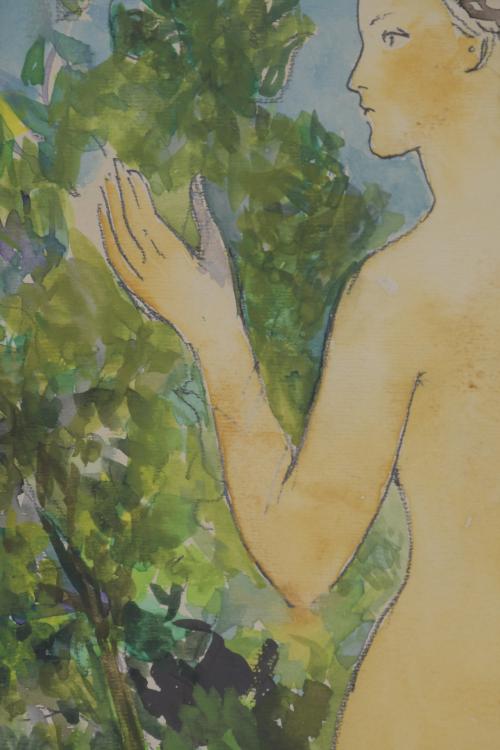 PERE PRUNA OCERANS (1904-1977). "NUDE FROM THE BACK", 1975.