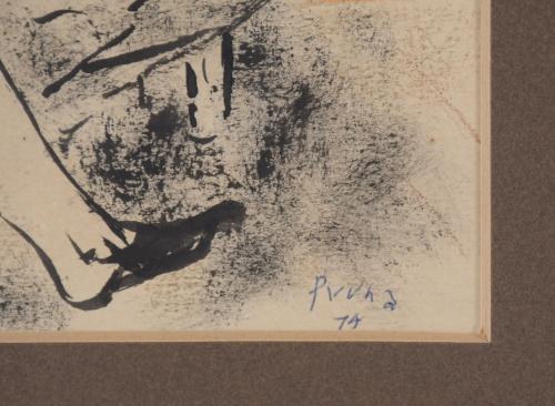 PERE PRUNA OCERANS (1904-1977). "GIRLS BY THE BALCONY", 197