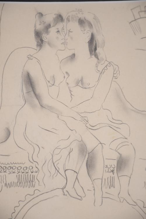 EMILI GRAU-SALA (1911-1975). "PAIR OF WOMEN".
