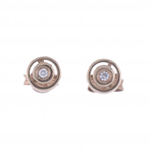 PENDIENTES CON DIAMANTE.