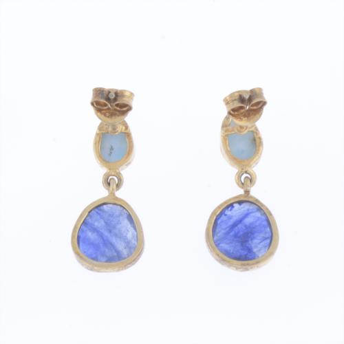 PENDIENTES CON PEDRERÍA.