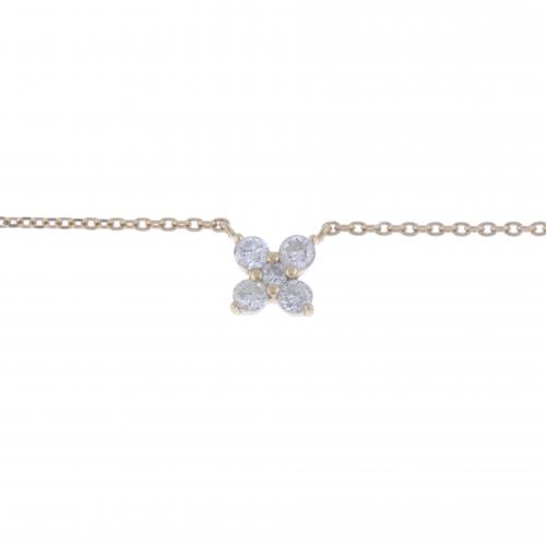 TOBILLERA CON FLOR DE DIAMANTES.