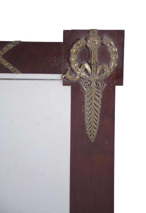 EMPIRE STYLE MIRROR, 20TH CENTURY.