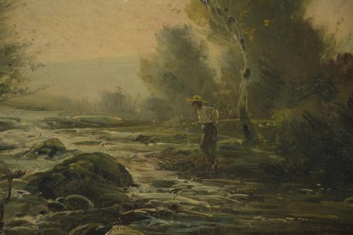 20TH CENTURY CATALAN SCHOOL. PAIR OF LANDSCAPES