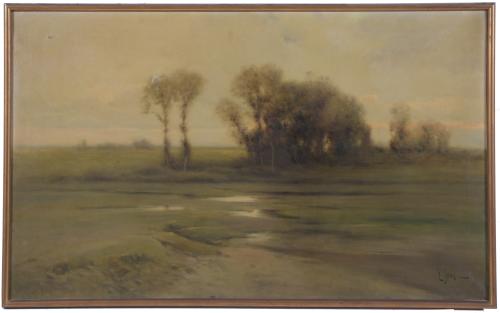 TOMAS SANS CORBELLA (1869-1911).  "LANDSCAPE".