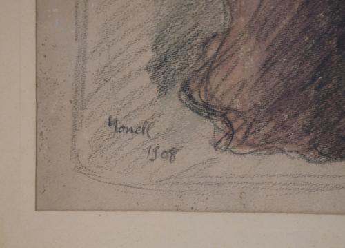 19TH-20TH CENTURY CATALAN SCHOO. PAIR OF DRAWINGS DEPICTING