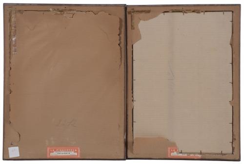 19TH-20TH CENTURY CATALAN SCHOO. PAIR OF DRAWINGS DEPICTING