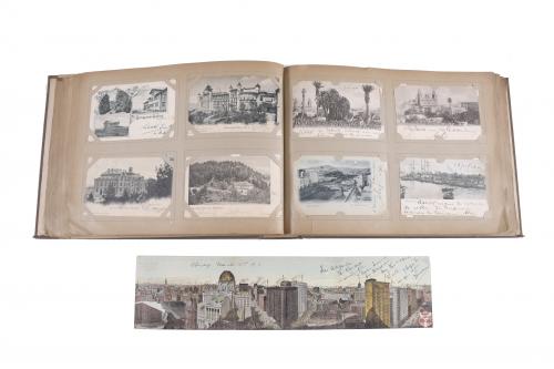 COLLECTION OF HANDWRITTEN POSTCARDS FROM 1901-1903.