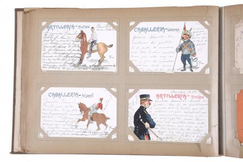 COLLECTION OF HANDWRITTEN POSTCARDS FROM 1901-1903.
