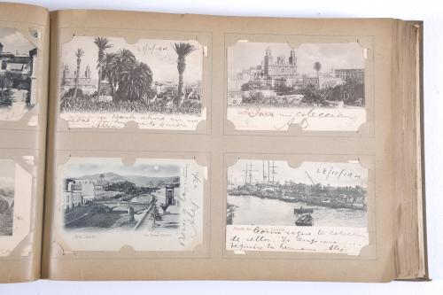 COLLECTION OF HANDWRITTEN POSTCARDS FROM 1901-1903.