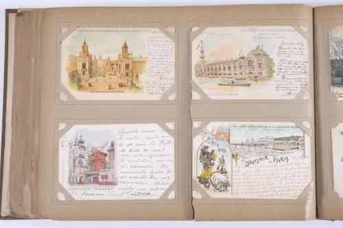 COLLECTION OF HANDWRITTEN POSTCARDS FROM 1901-1903.