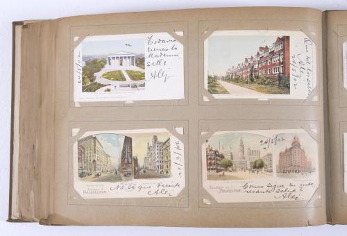COLLECTION OF HANDWRITTEN POSTCARDS FROM 1901-1903.