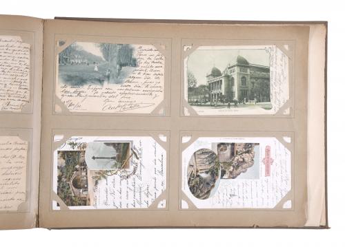 COLLECTION OF HANDWRITTEN POSTCARDS FROM 1901-1903.