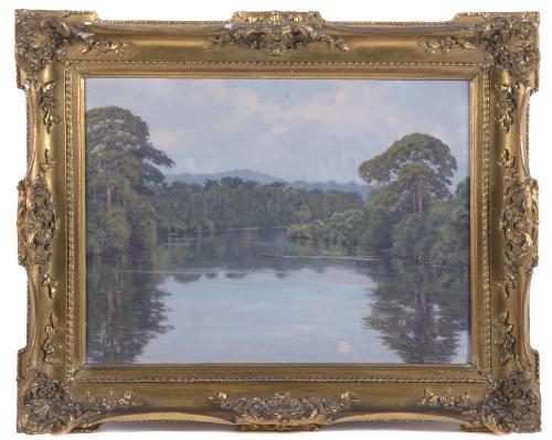 JUAN FERRER CARBONELL (1892-1985). "CREPÚSCULO", Benito-Sen