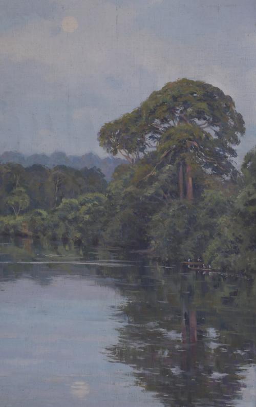 JUAN FERRER CARBONELL (1892-1985). "CREPÚSCULO", Benito-Sen