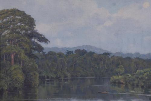 JUAN FERRER CARBONELL (1892-1985). "CREPÚSCULO", Benito-Sen