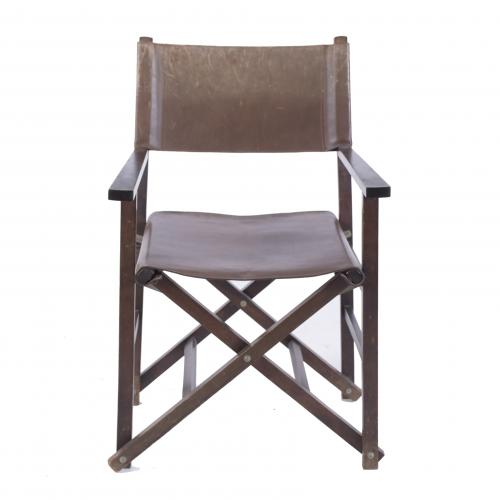 DIRECTOR&#39;S STYLE STONEWARE CHAIR, CIRCA 1970.