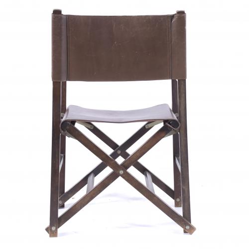 DIRECTOR&#39;S STYLE STONEWARE CHAIR, CIRCA 1970.