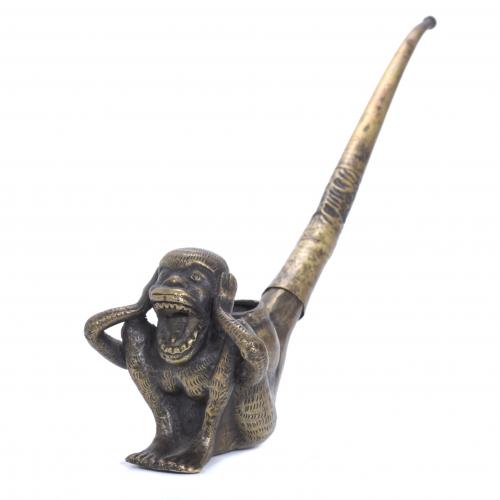 NEPALESE PIPE, FIRST HALF OF THE 20TH CENTURY.