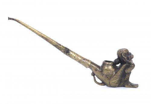 NEPALESE PIPE, FIRST HALF OF THE 20TH CENTURY.