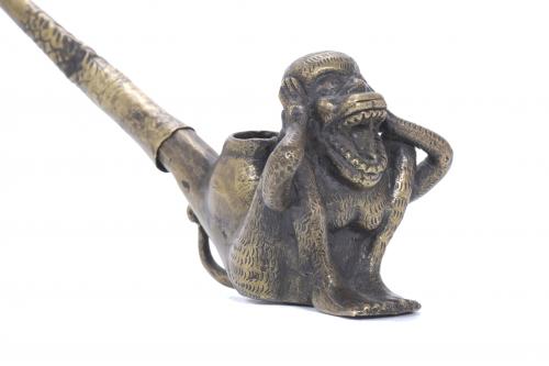 NEPALESE PIPE, FIRST HALF OF THE 20TH CENTURY.