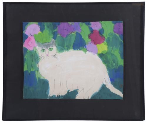 AFTER WALLASSE TING (20TH CENTURY). "CAT".