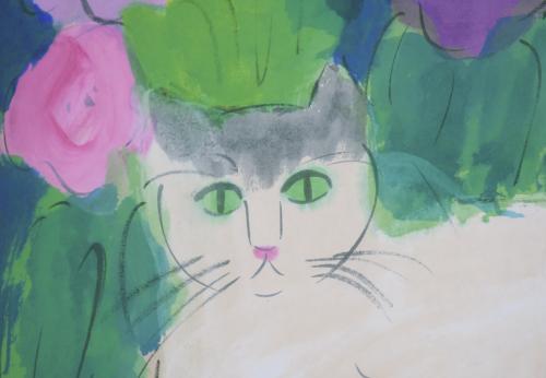 AFTER WALLASSE TING (20TH CENTURY). "CAT".