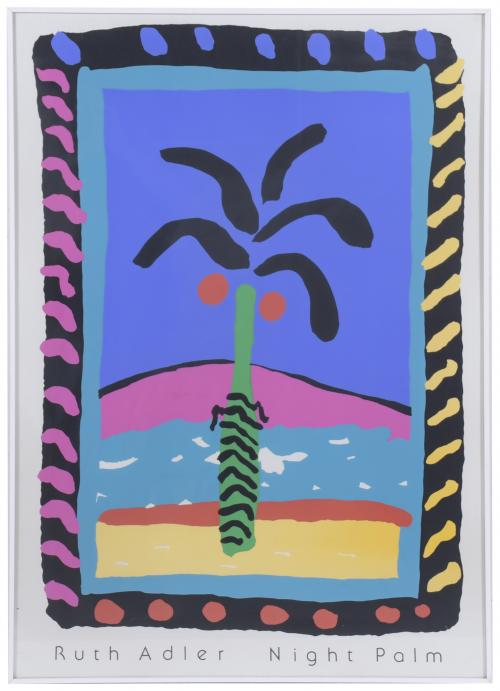 "NIGHT PALMS" BY RUTH ADLER.
