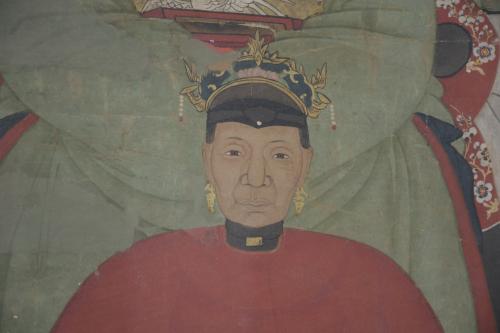 19TH CENTURY CHINESE SCHOOL. "ANCESTOR WORSHIP".