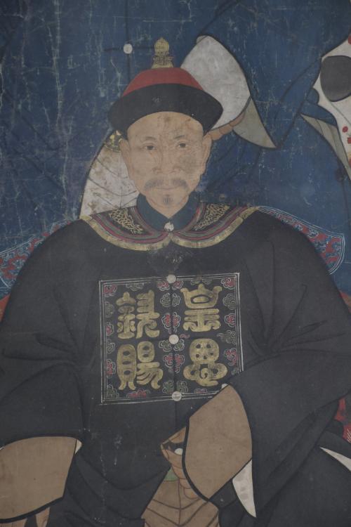 19TH CENTURY CHINESE SCHOOL. "ANCESTOR WORSHIP".