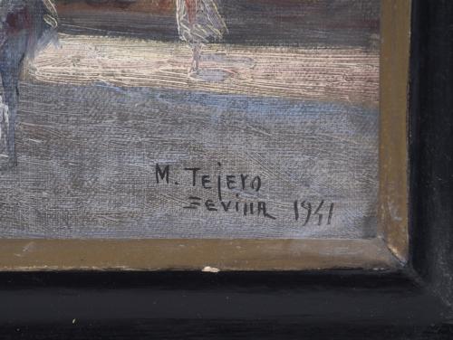 MANUEL TEJERO (19TH-20TH CENTURY). "SEVILLE", 1941.