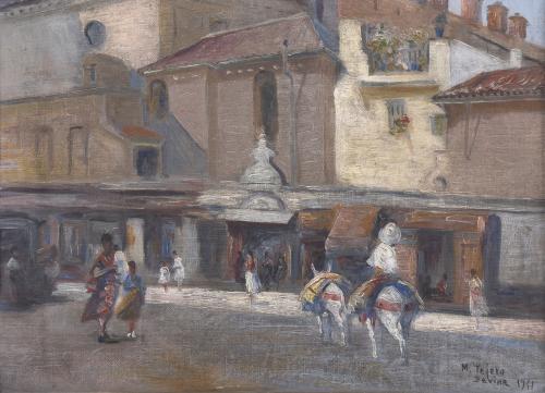 MANUEL TEJERO (19TH-20TH CENTURY). "SEVILLE", 1941.