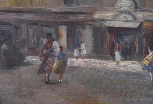 MANUEL TEJERO (19TH-20TH CENTURY). "SEVILLE", 1941.