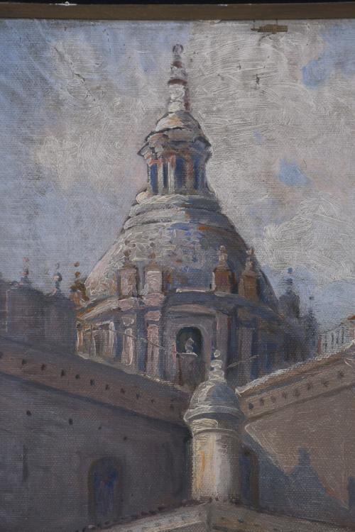 MANUEL TEJERO (19TH-20TH CENTURY). "SEVILLE", 1941.