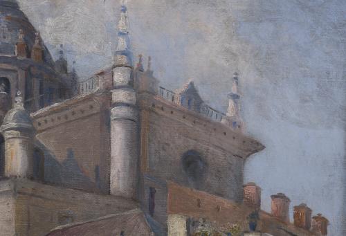 MANUEL TEJERO (19TH-20TH CENTURY). "SEVILLE", 1941.