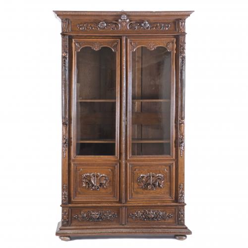 FRENCH BOOKCASE, FIRST HALF OF THE 20TH CENTURY.