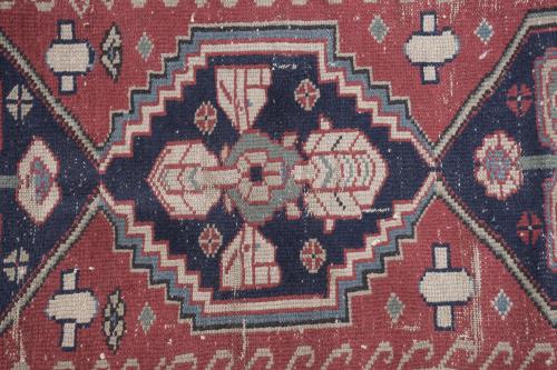 PERSIAN TRIMMED HALLWAY CARPET, 2ND HALF OF THE 20TH CENTUR