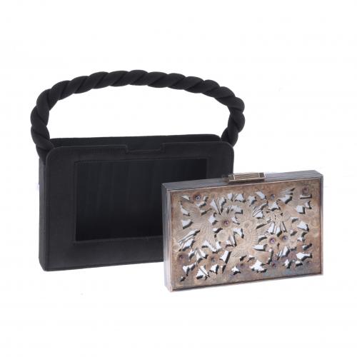 BOUCHERON. VANITY CASE, MINAUDIÈRE MODEL, CIRCA 1950.