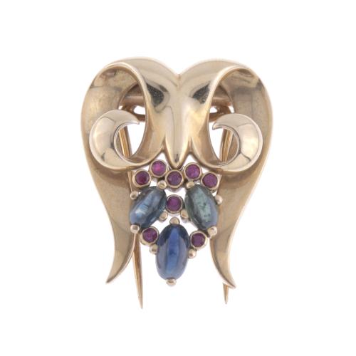 ROCA JEWELLERS. CLIP BROOCH.