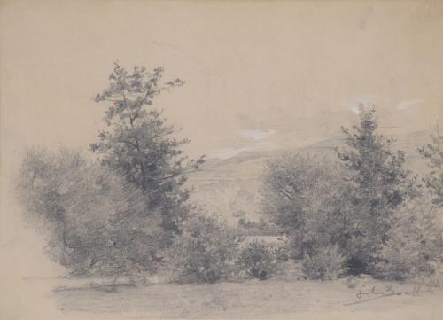 JULIO BORRELL (1877-1957). "LANDSCAPE"