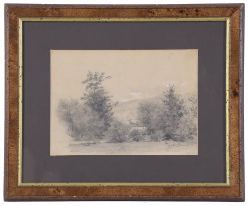 JULIO BORRELL (1877-1957). "LANDSCAPE"