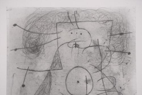JOAN MIRÓ (1893-1983). Dedicated lithograph "ALS AMICS DEL