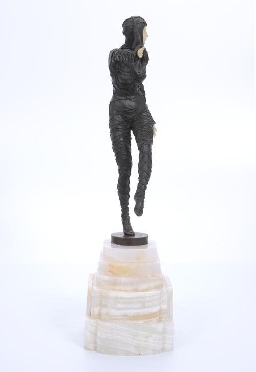 AFTER MODELS BY DEMÉTRE CHIPARUS (1886-1947).  "DANCER", 20