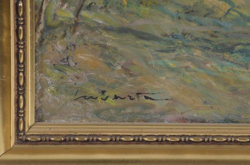 FRANCESC LABARTA I PLANAS (1883-1963). "LANDSCAPE WITH FIGU