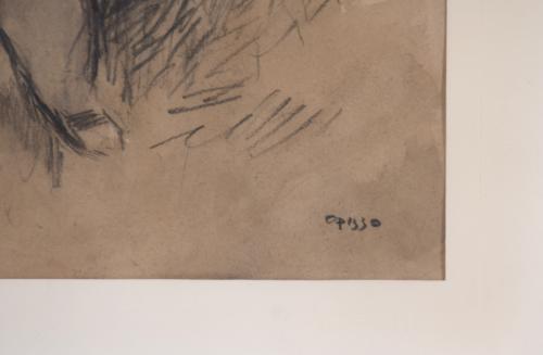 RICARD OPISSO (1880-1966). "JOAQUIM MIR  AND A FRIEND, IN F