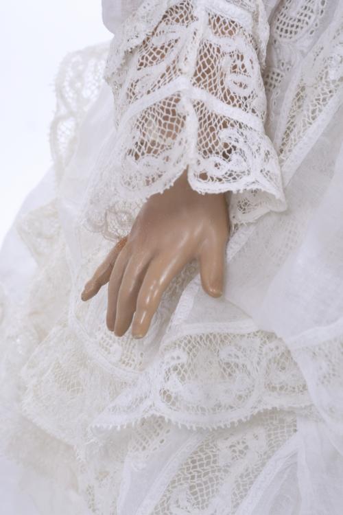 GERMAN PORCELAIN DOLL, 1906.