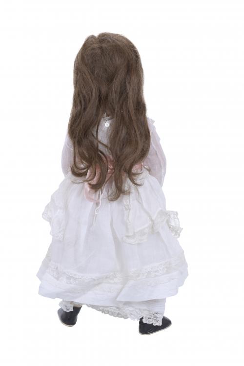 GERMAN PORCELAIN DOLL, 1906.