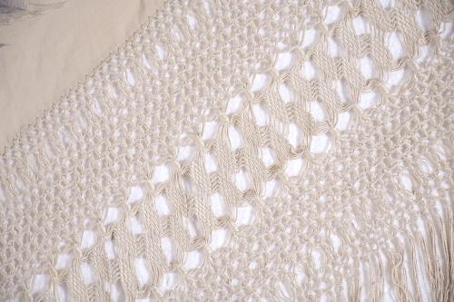 MANILA SHAWL, LATE 19TH CENTURY.