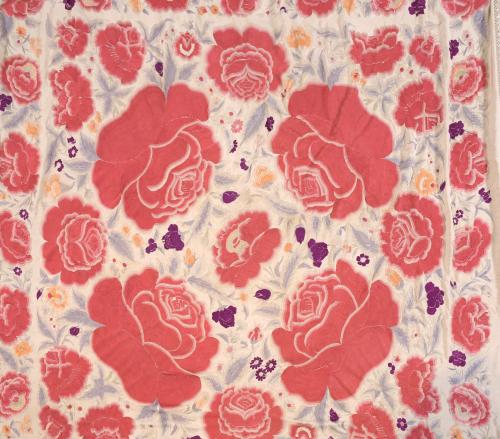 MANILA SHAWL, LATE 19TH CENTURY.